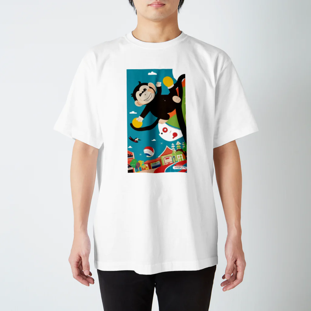 英語deクイズ！の英語deクイズ！アイコンキャラクター Regular Fit T-Shirt