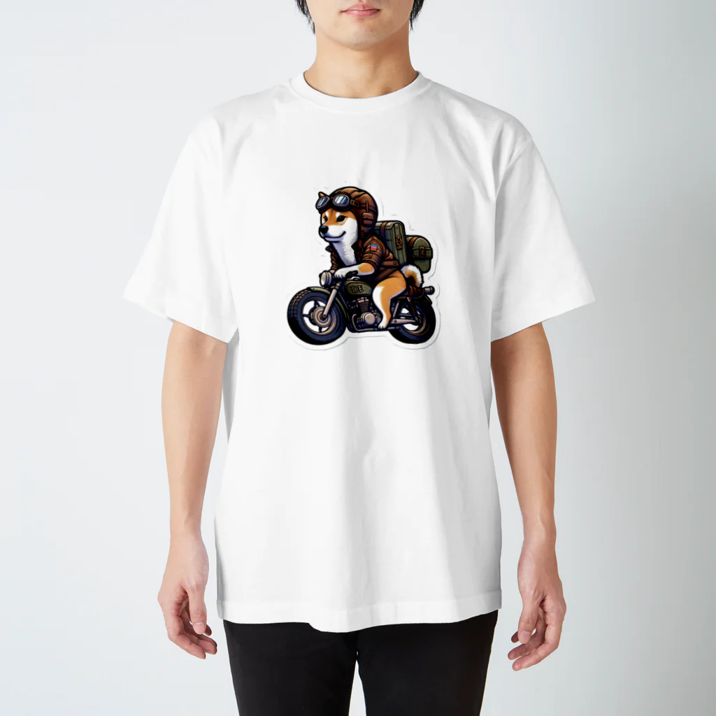 シバライダーロードの柴ライダーロードshiba24 Regular Fit T-Shirt