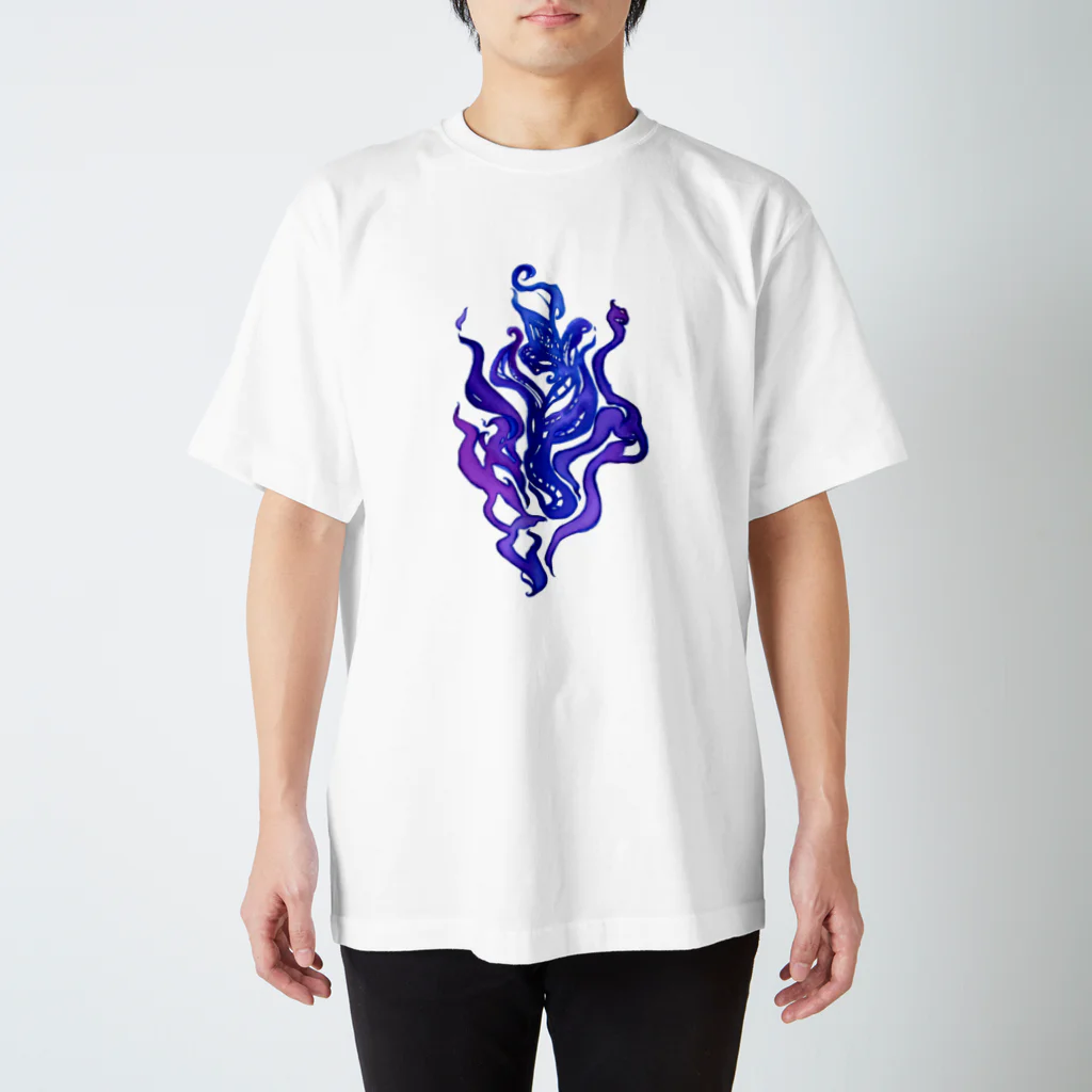 SARI8421~Blue Cave ~の【Passion-002-】 スタンダードTシャツ