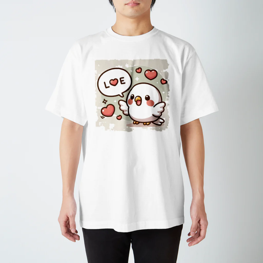 colorsの小鳥のラブちゃん スタンダードTシャツ