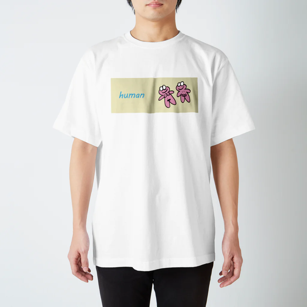 喫茶栗饅頭のhuman スタンダードTシャツ