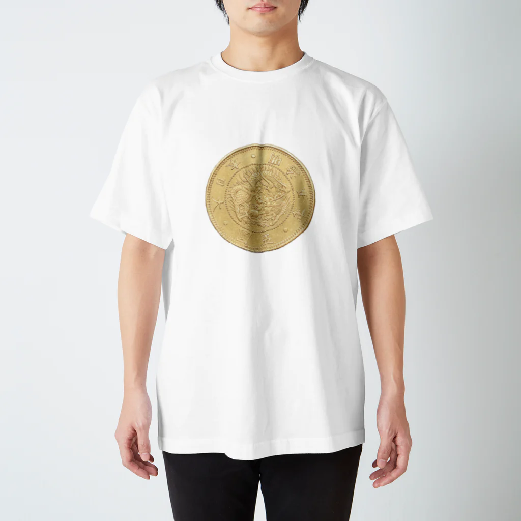 小判ニキの小判ニキコレクション　旧五円金貨 Regular Fit T-Shirt