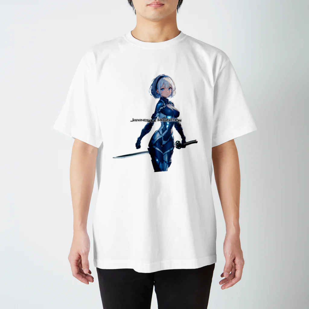 Japanesque_ImaginationのCyborg Ninja : Iris Nova Regular Fit T-Shirt