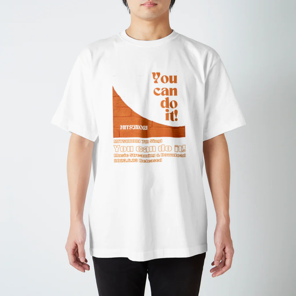 MITSUNORI OFFICIAL SHOPのYou can do it! スタンダードTシャツ