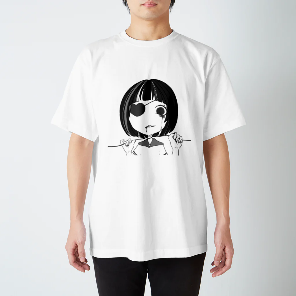 青いぱんだの首絞めぼぶちゃん Regular Fit T-Shirt