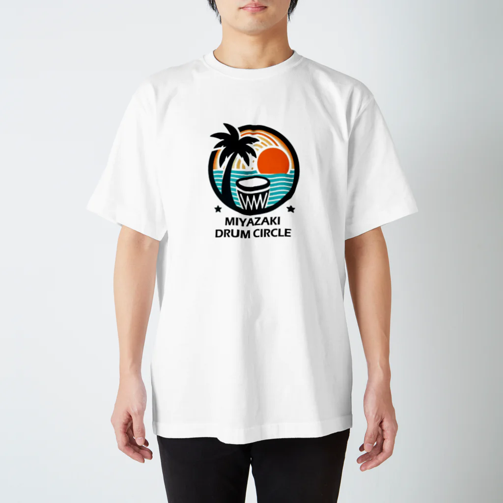 宮崎ドラムサークルの宮崎ドラムサークル新ロゴ スタンダードTシャツ