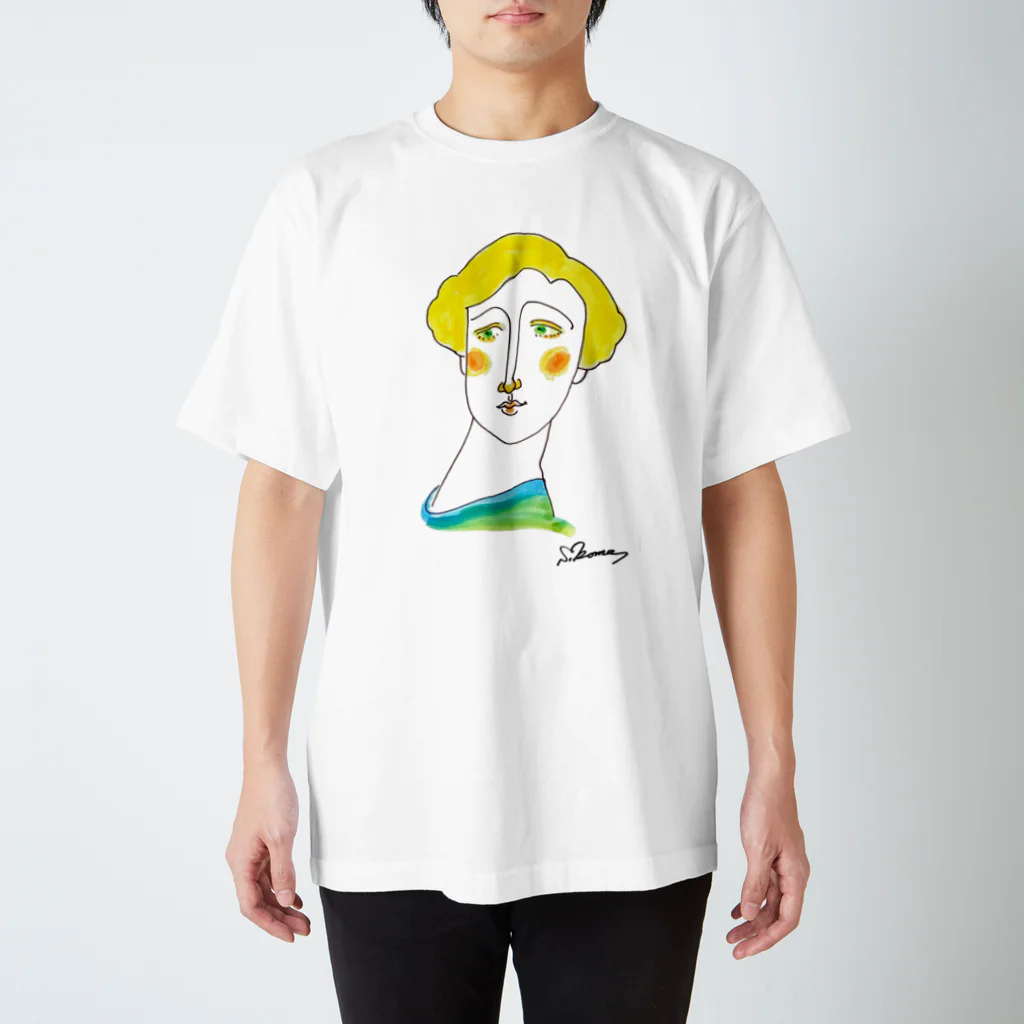 工房KOME kijiworks（Bottega KOME kijiworks）のfaces-1 スタンダードTシャツ