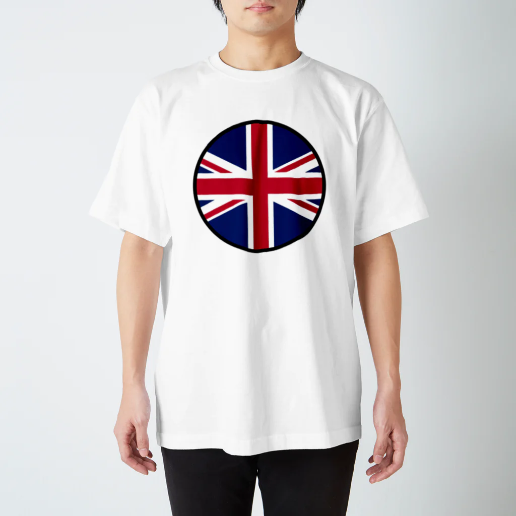 おもしろいTシャツ屋さんのイギリス England United Kingdom Great Britain スタンダードTシャツ