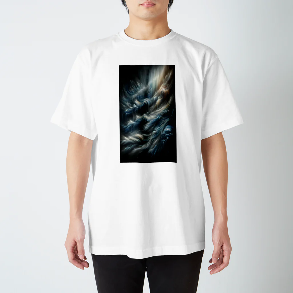 sukoyaの雨紋様 Regular Fit T-Shirt