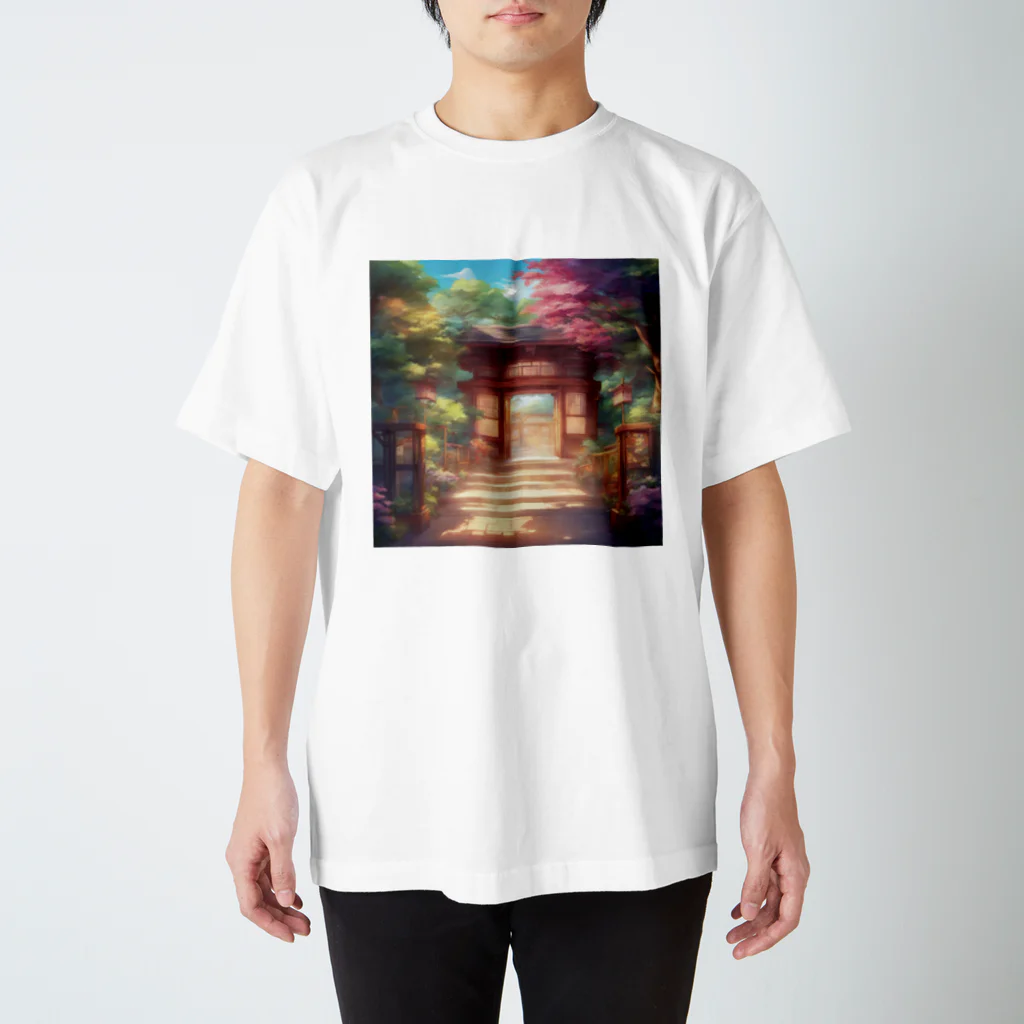 jampackの【風景】寺院 Regular Fit T-Shirt