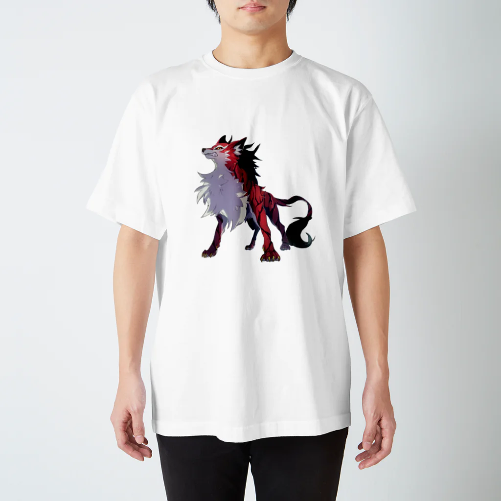 SCL_UMA_Crew_ProjectのデジタルUMA：ジェヴォーダンの獣 Beast of gevaudan スタンダードTシャツ