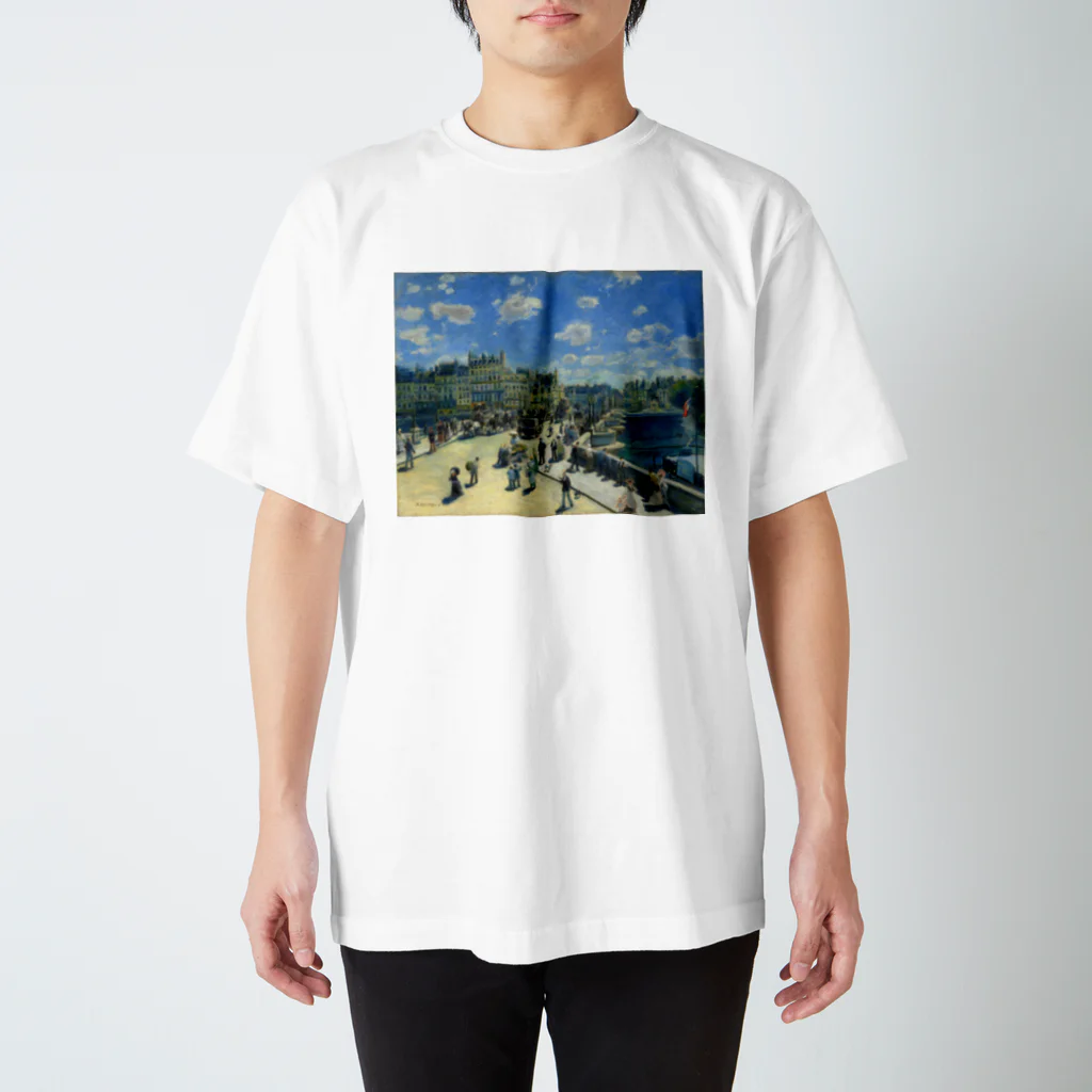 世界美術商店のポン・ヌフ、パリ/ Le Pont-Neuf Regular Fit T-Shirt