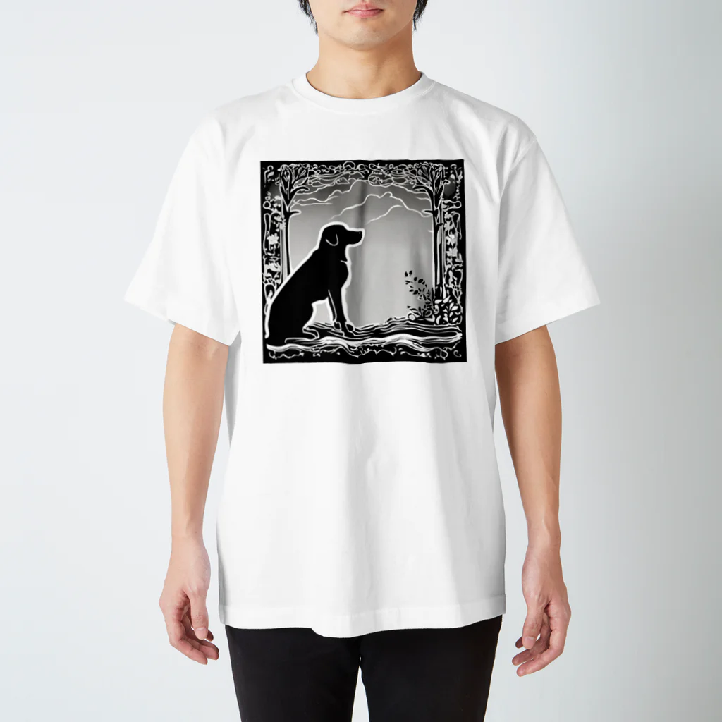 POPOMARUのdog3 Regular Fit T-Shirt