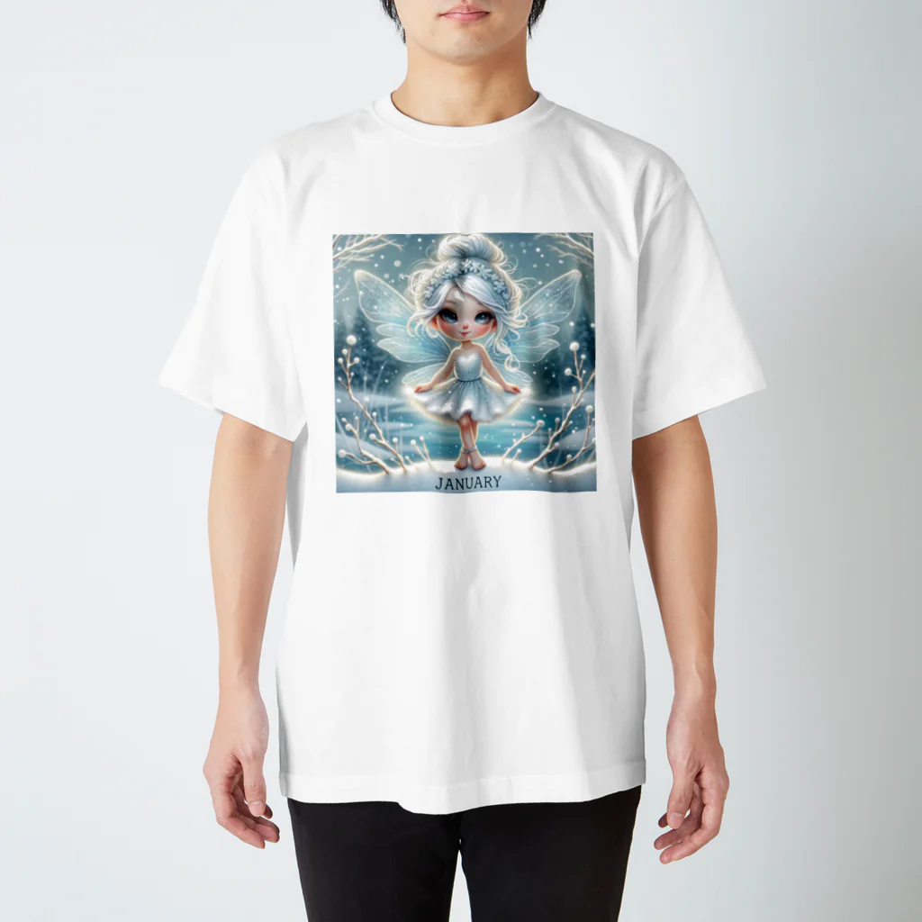 the blue seasonの冬の魔法 - 1月の妖精 Regular Fit T-Shirt