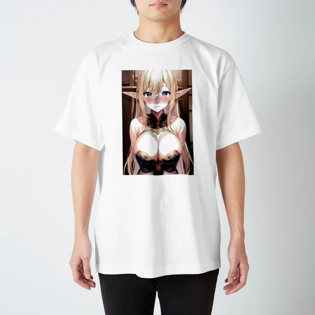 美人美少女作るの楽しのエルフ可愛い Regular Fit T-Shirt