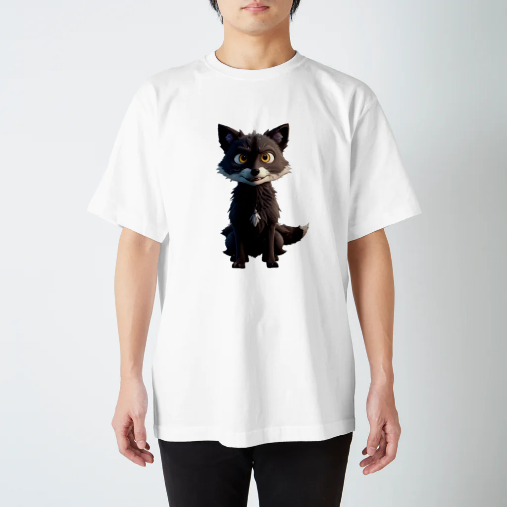 動物愛護単体の三兄弟末っ子 ツンデレ狐の れなーど君 Regular Fit T-Shirt