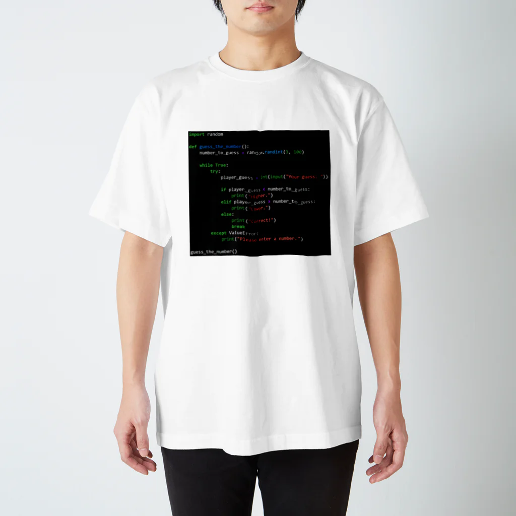 Todaiのプログラミングコード スタンダードTシャツ