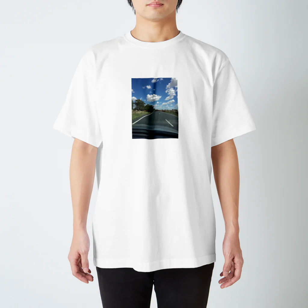 YASUE ABE JPのSend your location スタンダードTシャツ