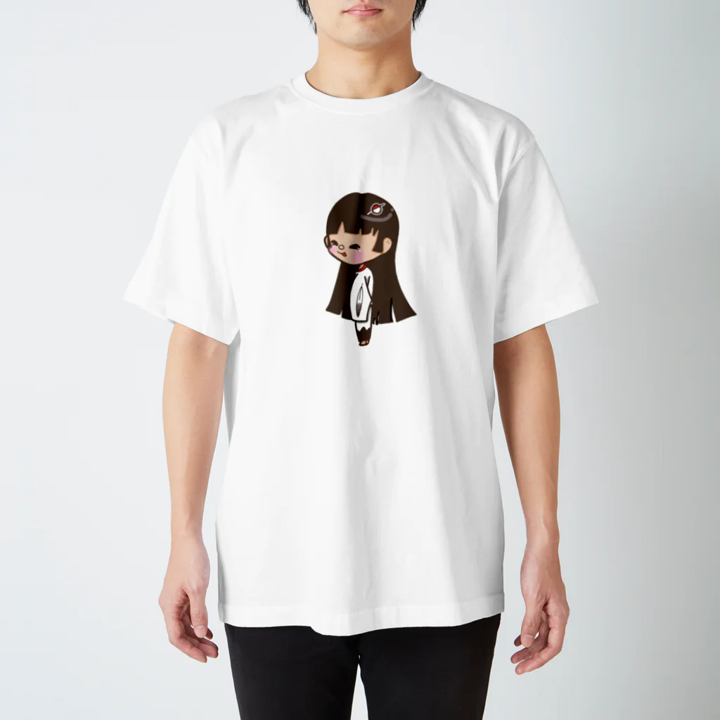 ゆーちゃんのおえかきの鶴の恩返し(鶴ちゃん) Regular Fit T-Shirt