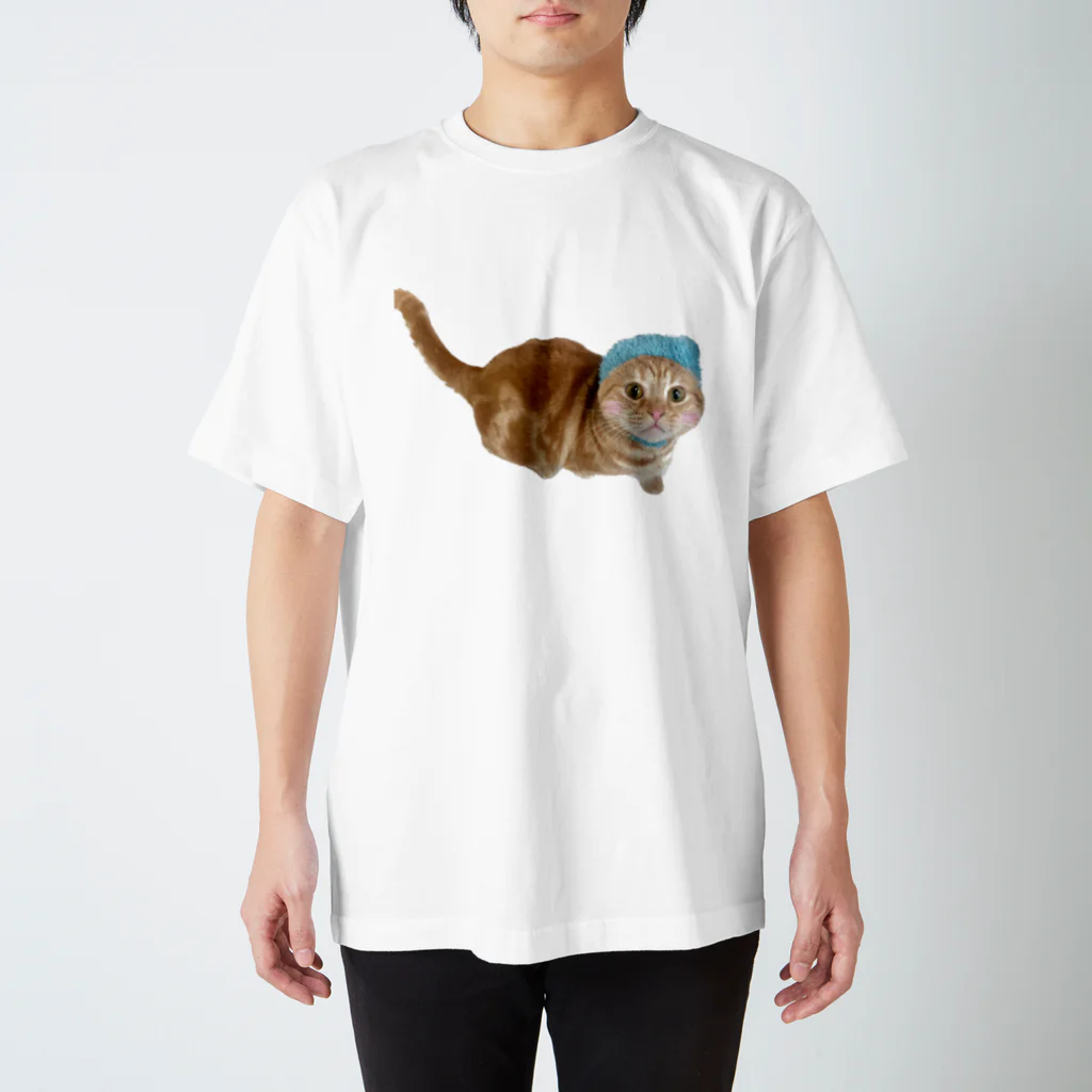 ねこもふ生活のねこもふ生活のちゃーぼー スタンダードTシャツ