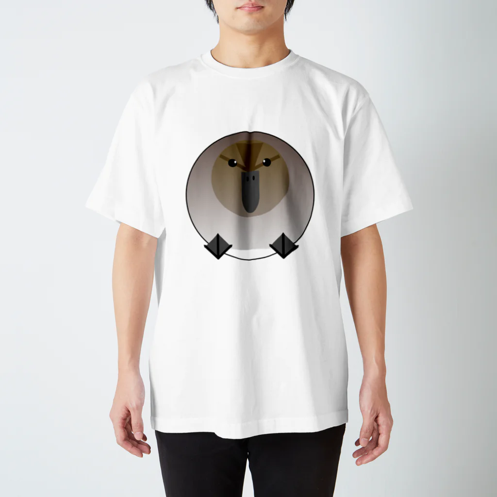 toripikeのコガモのメスのアイコン Regular Fit T-Shirt