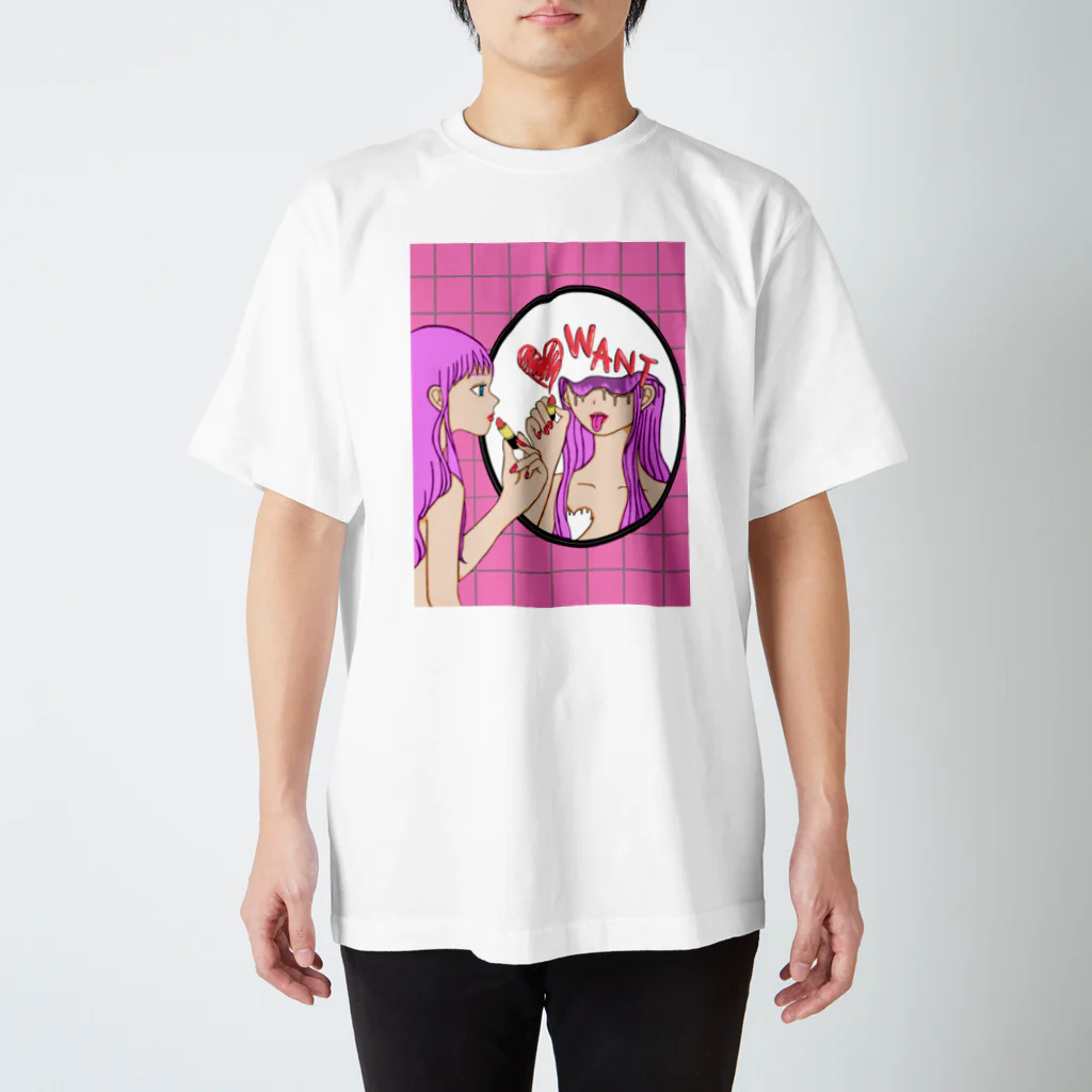 笑う動物のWANT スタンダードTシャツ