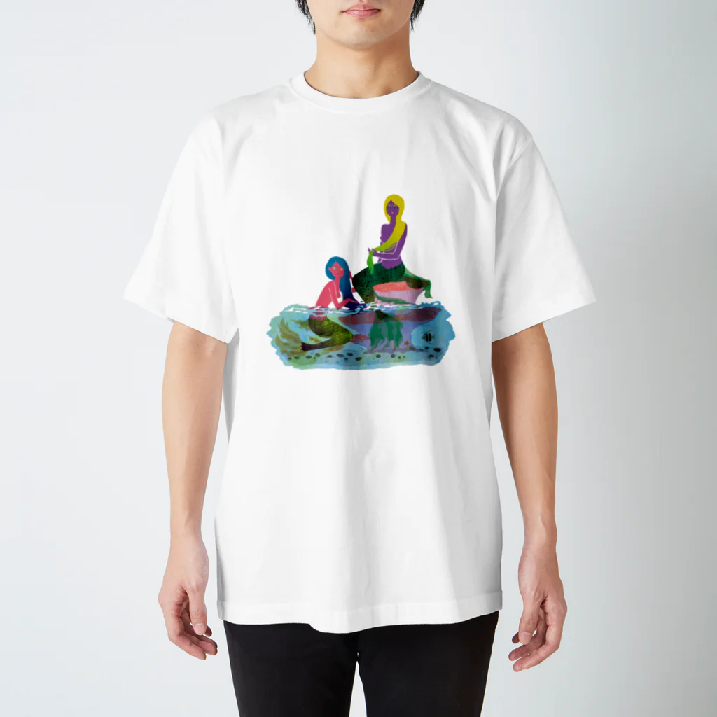 ペーパーモザイクの店のマーメイド Regular Fit T-Shirt