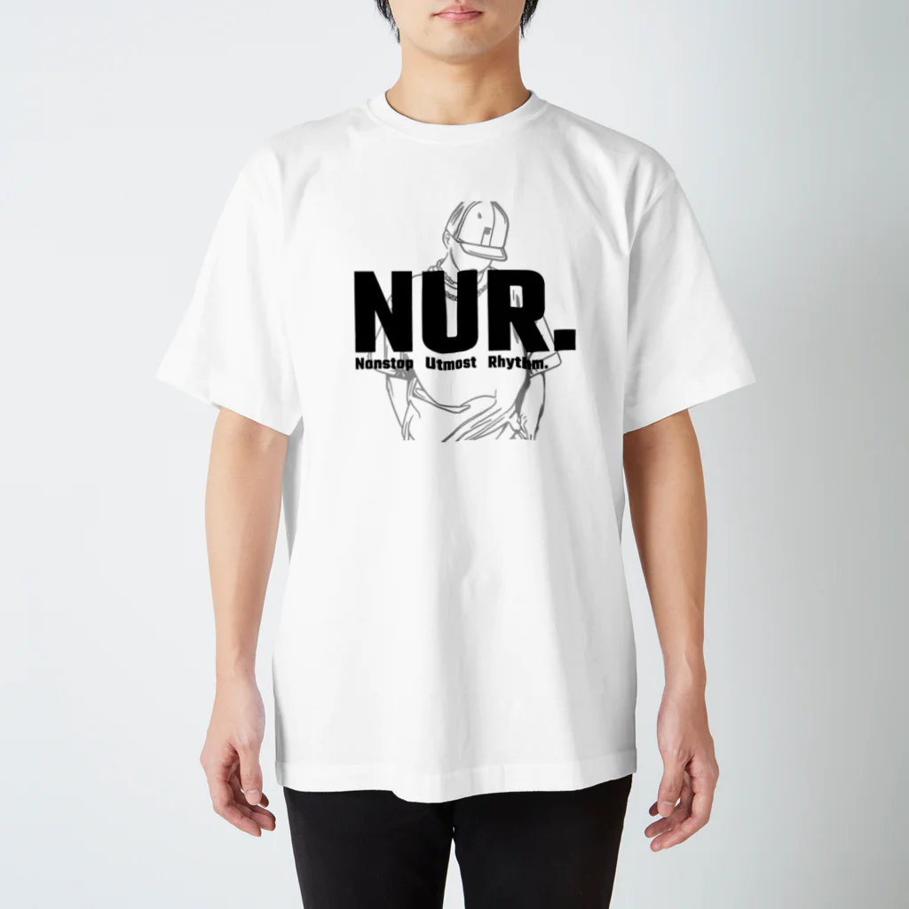 【NUR.】Nonstop Utmost Rhythm.のNUR. Design_No.081 スタンダードTシャツ