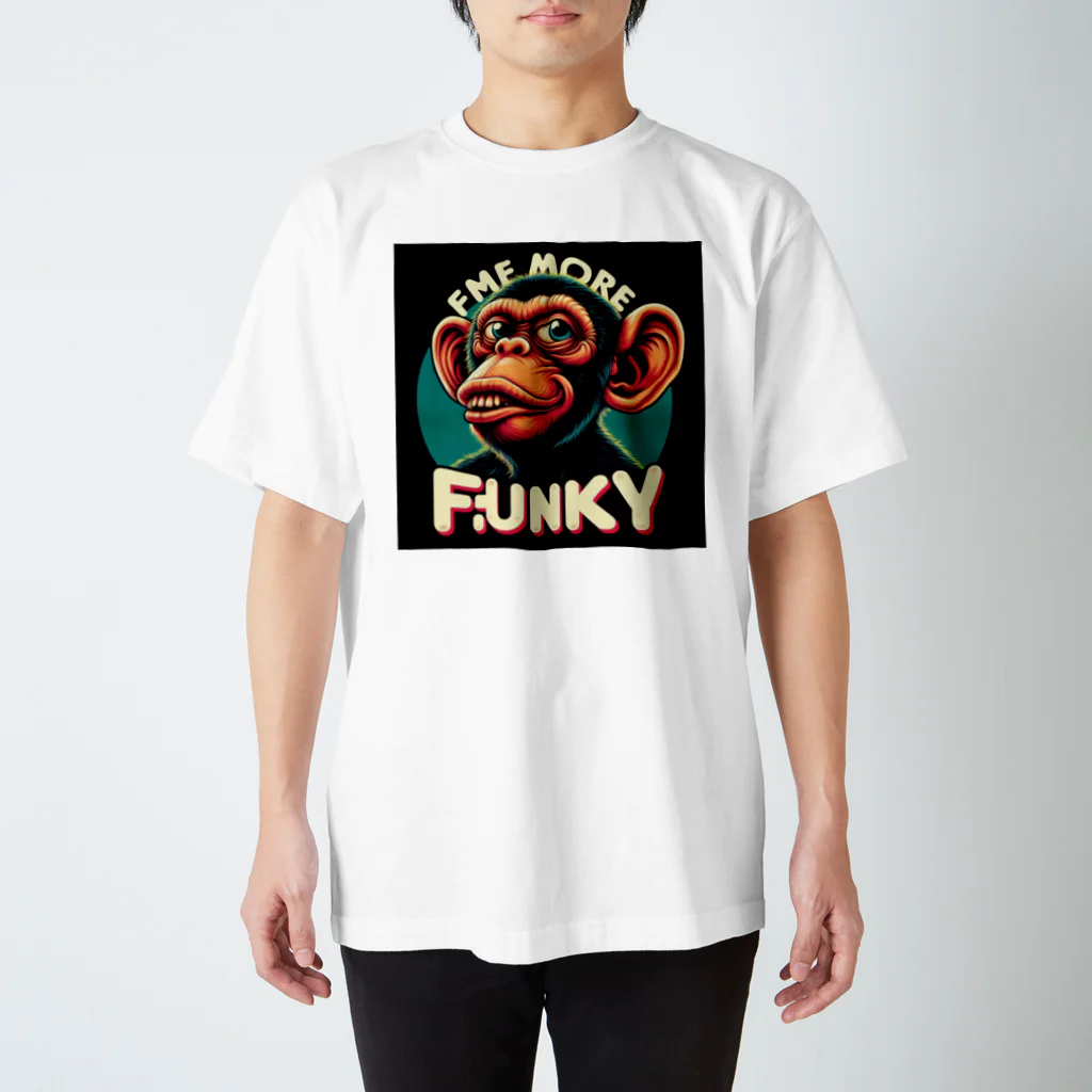 k.a.u.j.7のFUNKYなサルが登場 スタンダードTシャツ