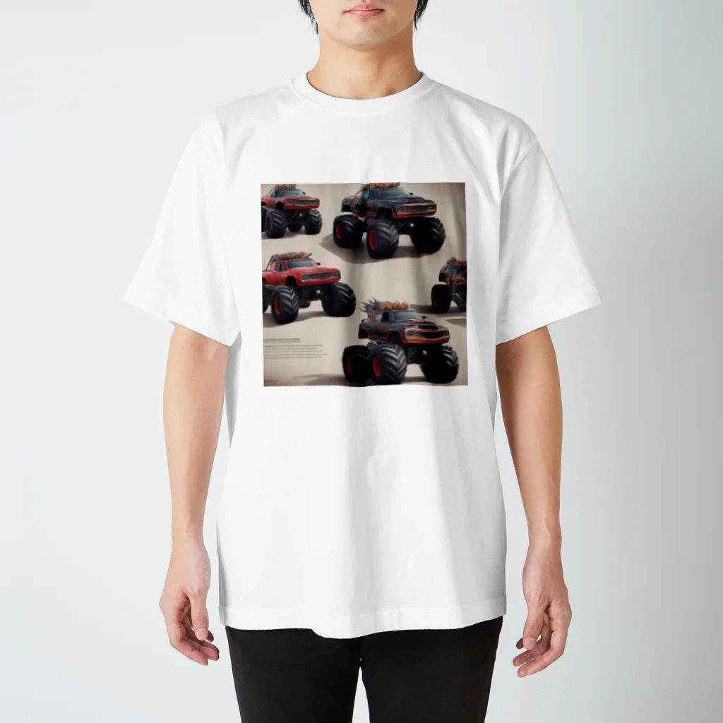 CAR-LABOのモンスタートラック風の車 Regular Fit T-Shirt