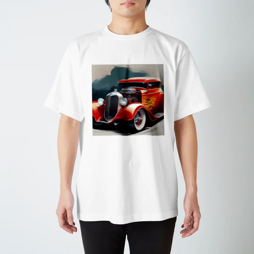 CAR-LABOのホットロッド スタンダードTシャツ