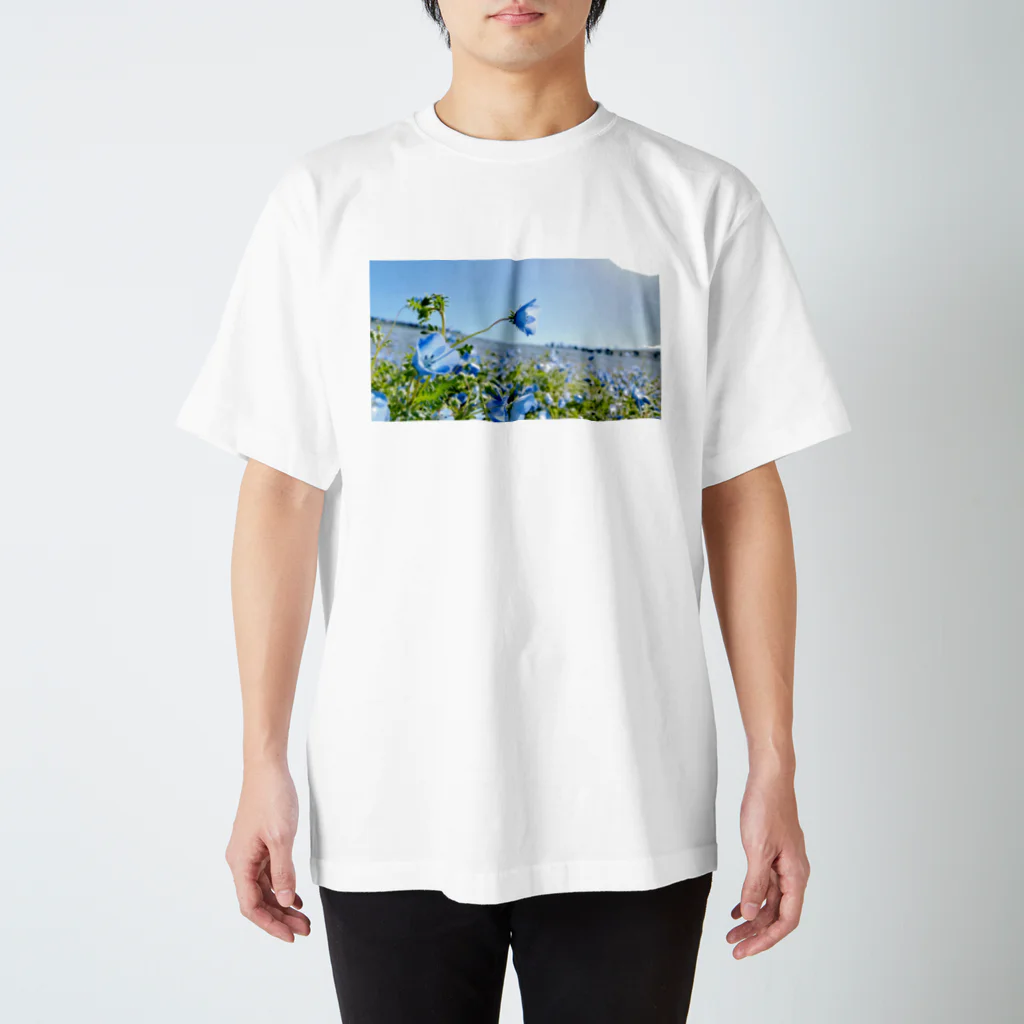 しゃもじのネモフィラ Regular Fit T-Shirt