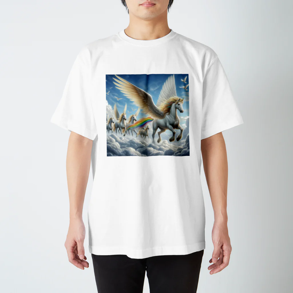 愛美のママの幻想的なペガサス Regular Fit T-Shirt