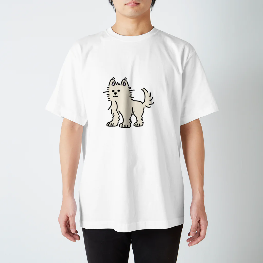 shift_のかわいいぬ(色付き Regular Fit T-Shirt