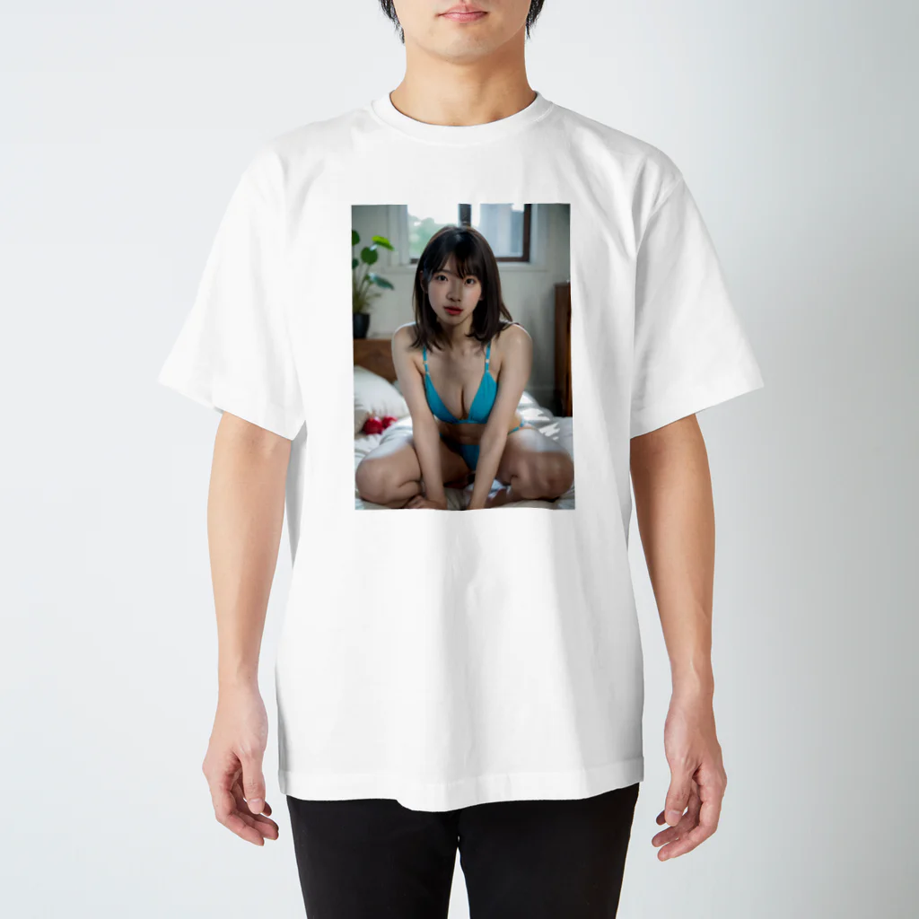 AIpictureChannelの水着美女 Regular Fit T-Shirt