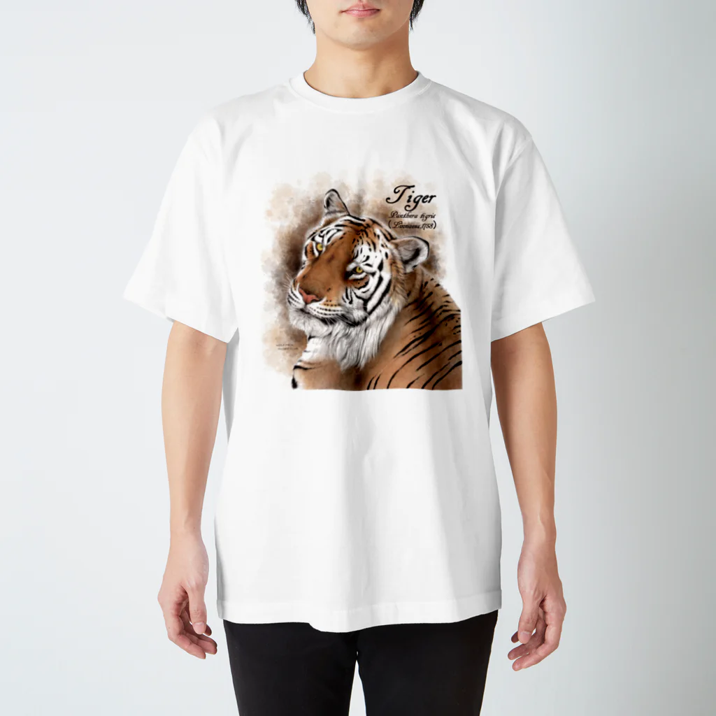 WOLFPACKplusの優美なベンガルトラ Regular Fit T-Shirt