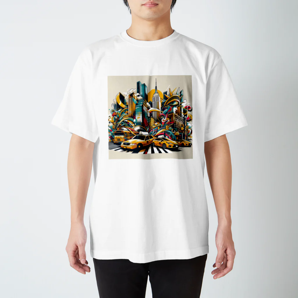 HappyHub Online ShopのNew York City スタンダードTシャツ