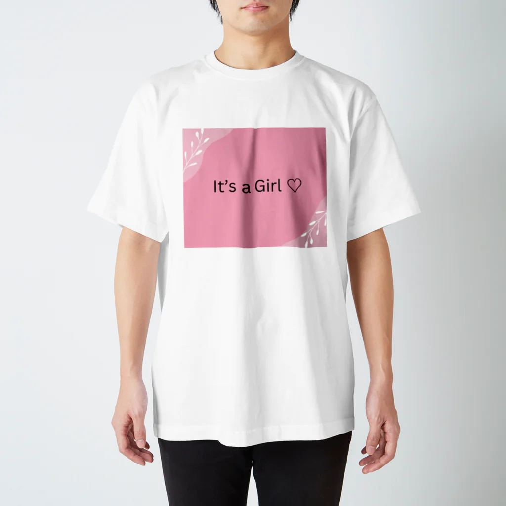 Sanju129のおめでとう its a girl  スタンダードTシャツ