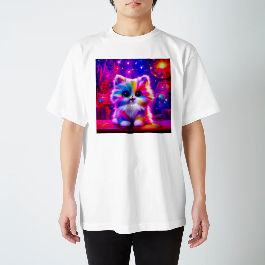 colorfulのrainbow cat スタンダードTシャツ