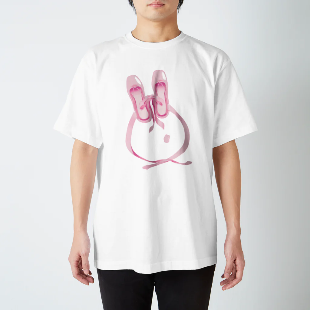 soratoのトゥシューズのうさぎ Regular Fit T-Shirt