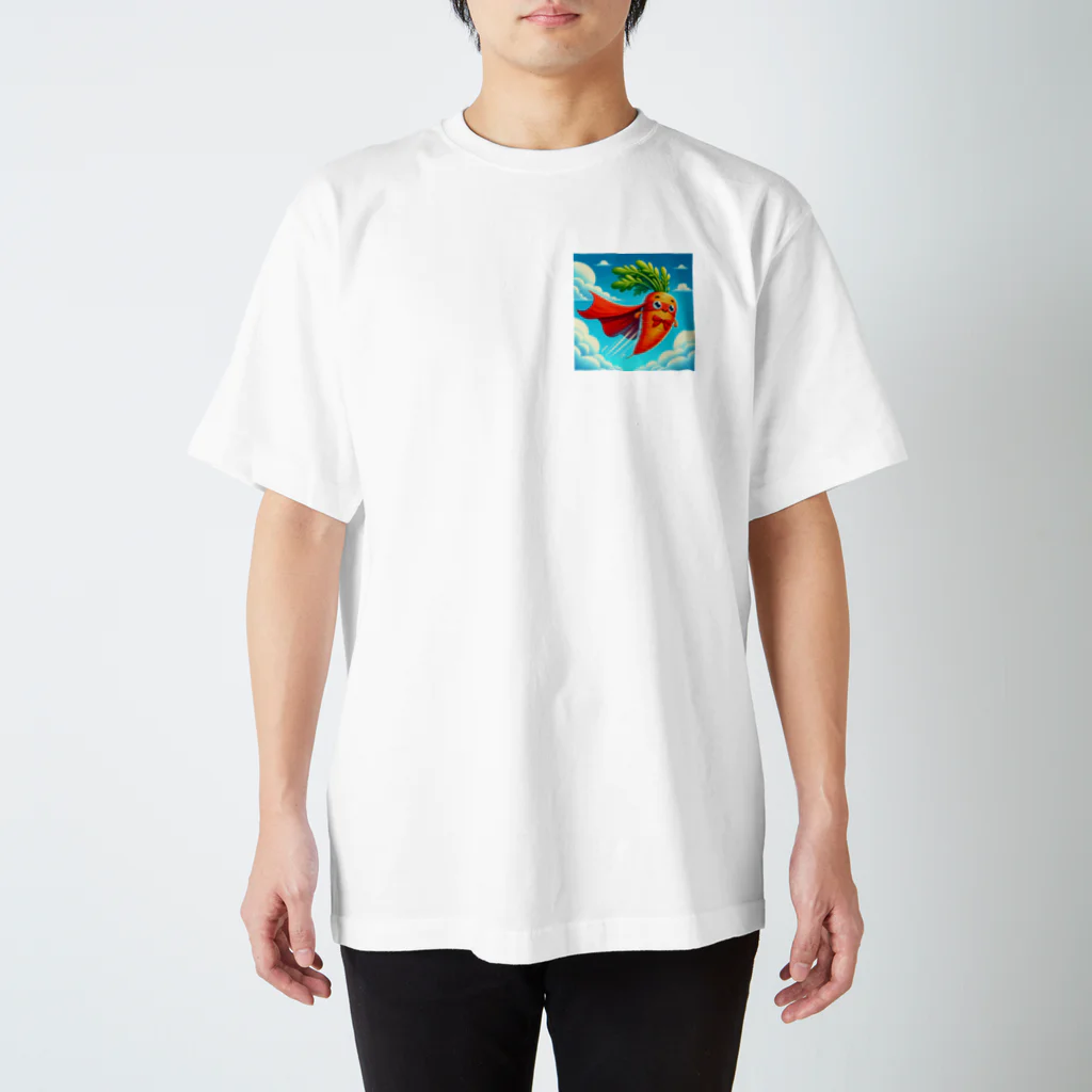 Atyatyuの人参マンマスコットグッズ Regular Fit T-Shirt