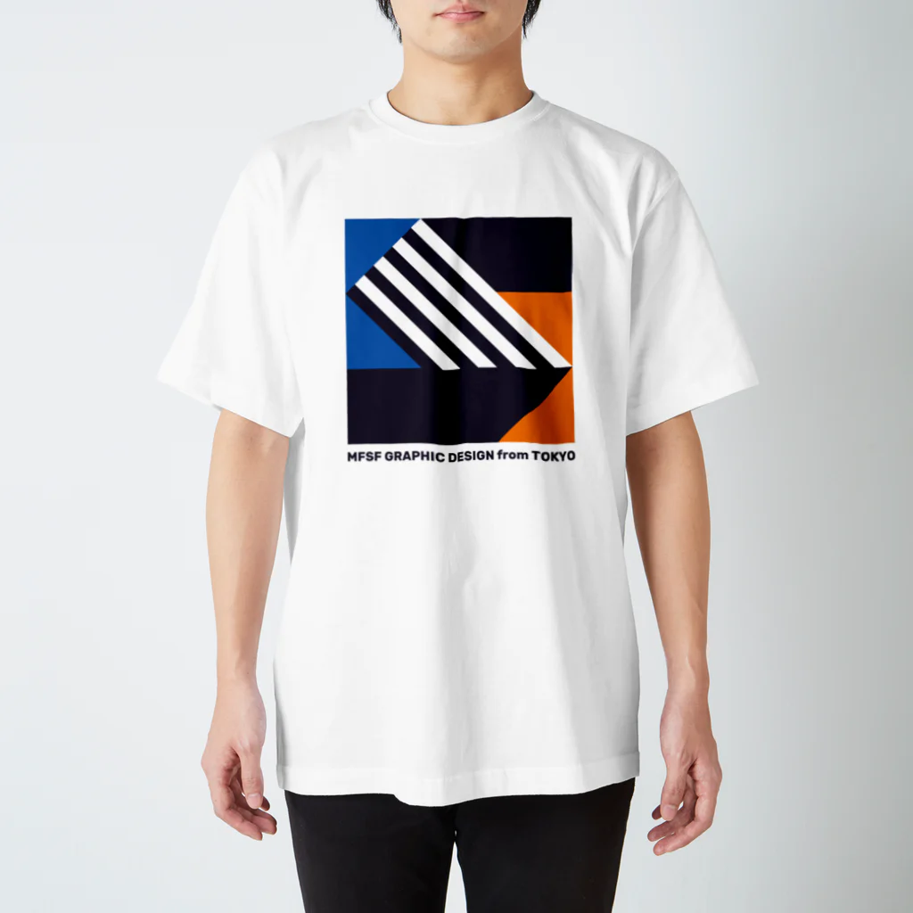 MFSFの"S" Orange and blue. スタンダードTシャツ