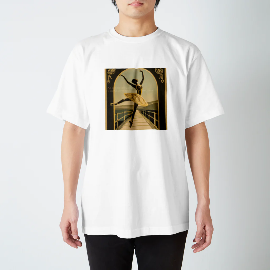 mana美術のバレリーナ#5 Regular Fit T-Shirt