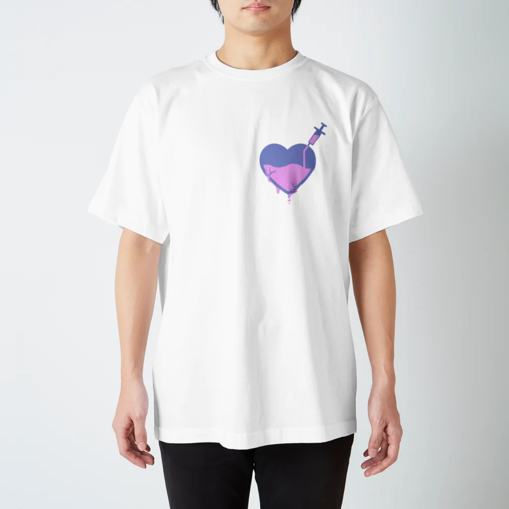 AINE RIUMのガラスのハート Regular Fit T-Shirt