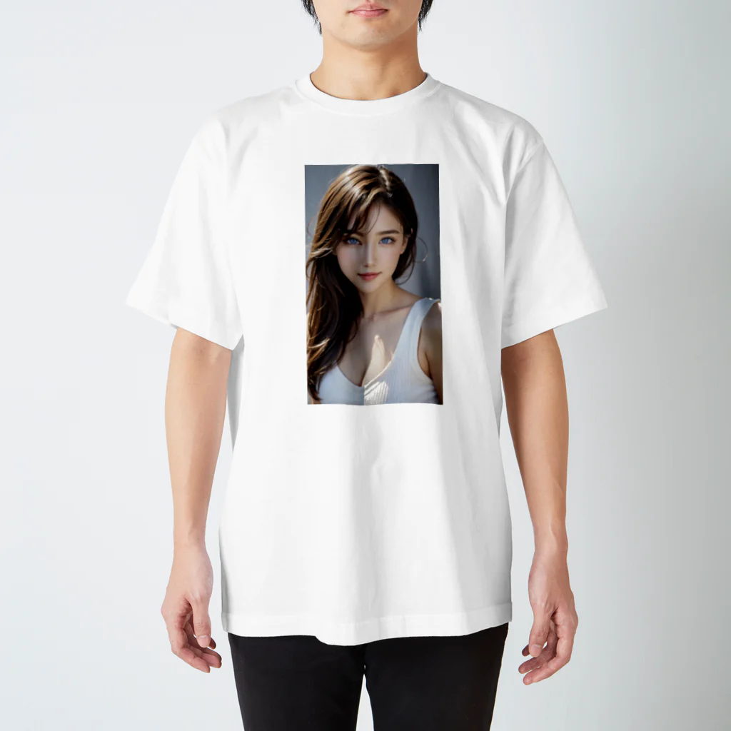 haruhaya0829のAI美女 LISA(リサ) スタンダードTシャツ