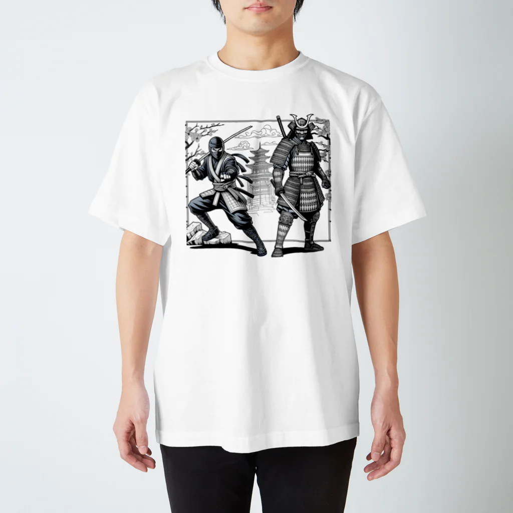 マイティのninja & samurai Regular Fit T-Shirt