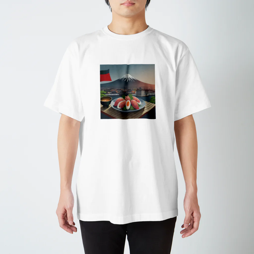 yamasan_の日本の食べ物 スタンダードTシャツ