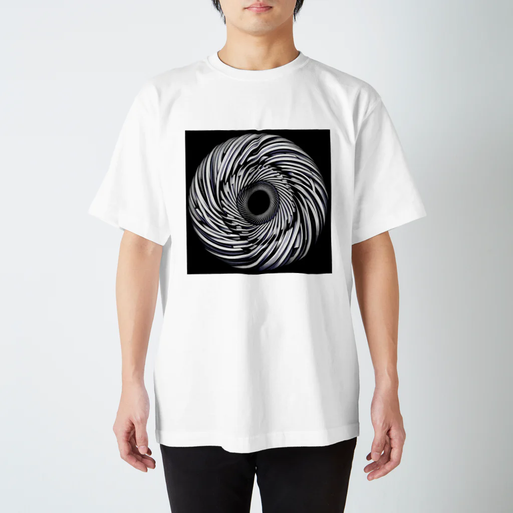 Dexsterのoptical illusion 01 Regular Fit T-Shirt