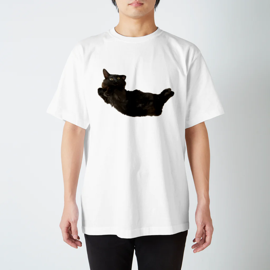 元ノラ猫ーズのクロネコくん Regular Fit T-Shirt