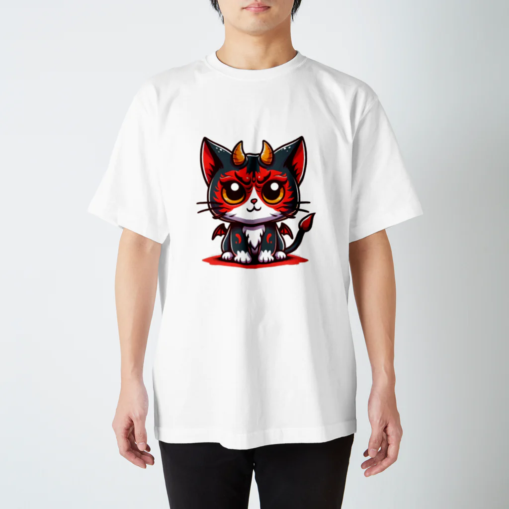 zuuu-の！結構強い悪魔にゃんこ！ スタンダードTシャツ